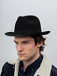 Шляпа BAILEY арт. 6140 DRAPER III (черный)